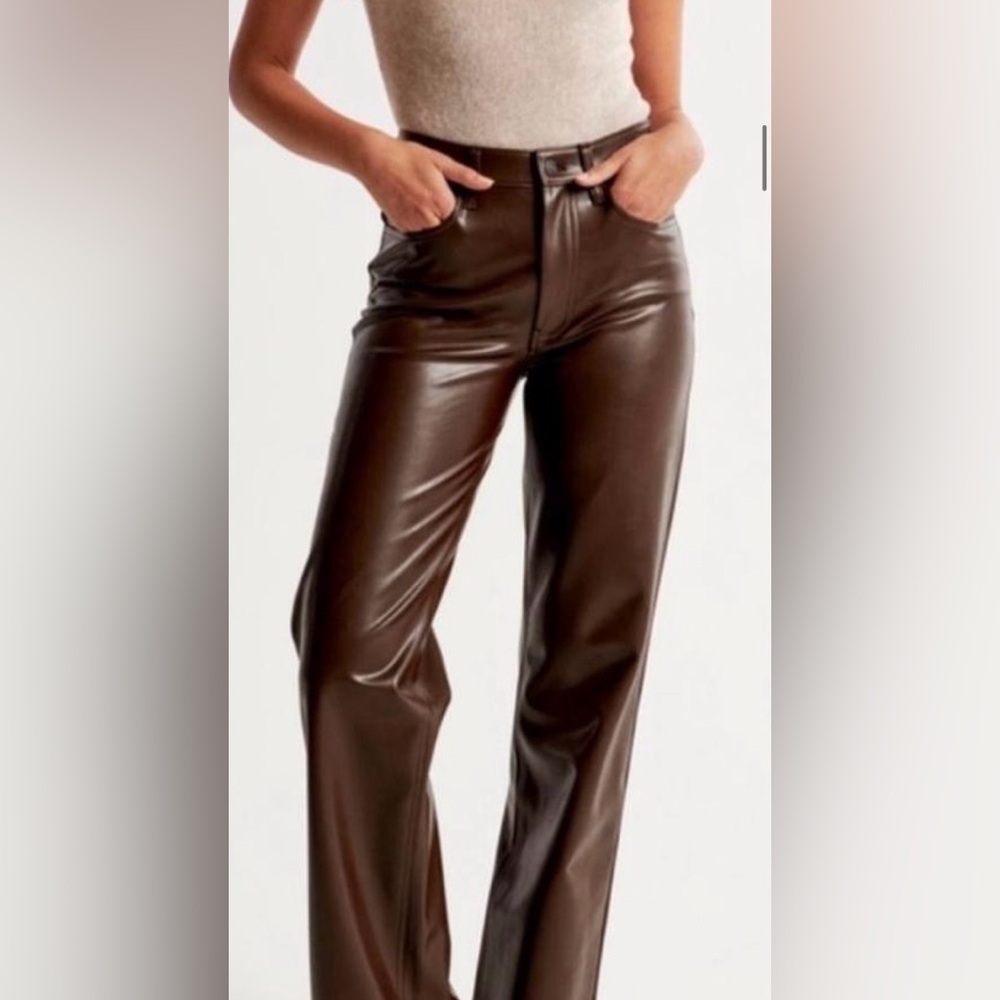 Abercrombie leather Pants